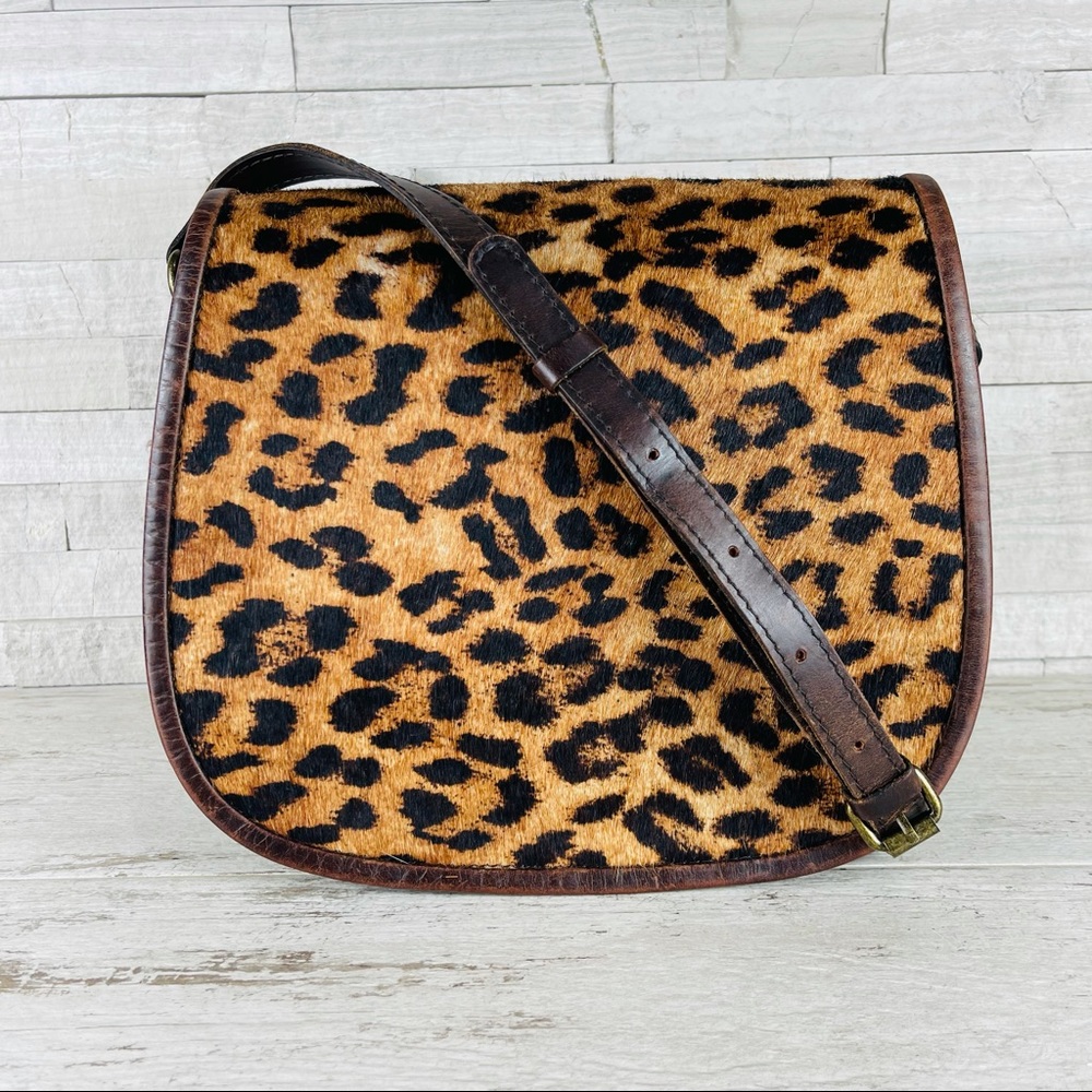 Patricia Nash Leopard Print Crossbody Bag